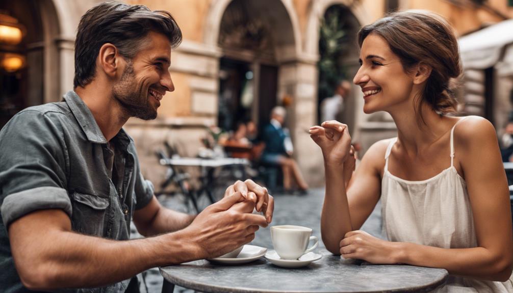 interacting with italian brides