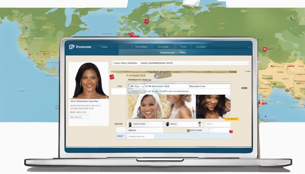 searching for love online