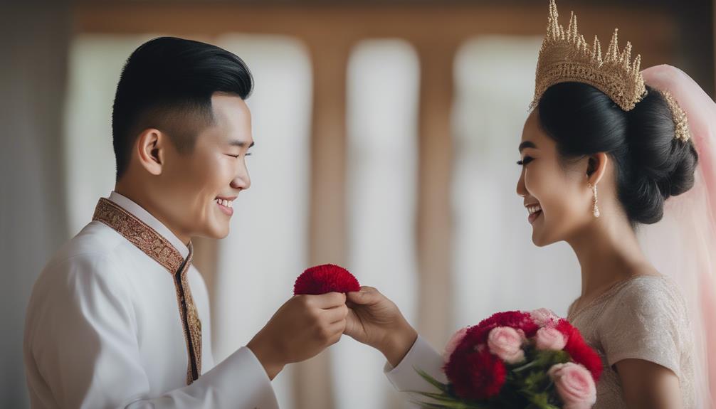 interacting with laotian brides