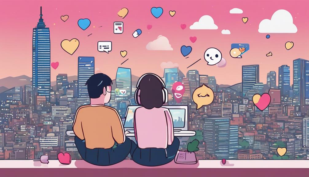 koreancupid messaging and chat