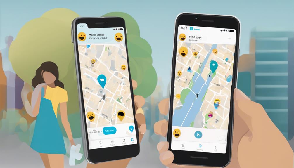 real time location based connections